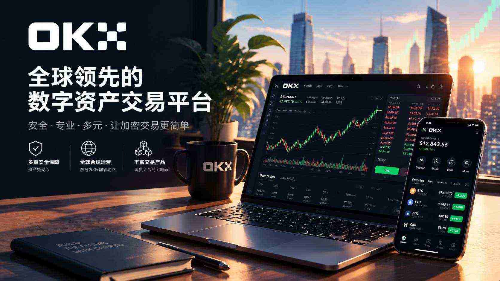 下载欧交易所 App 功能界面
